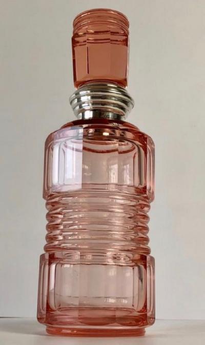 Art Dec Liqueur Set with Glasses Set with Silver 800 Moser