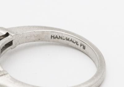 Art Deco 1 98 ct GIA VS2 I Diamond and Platinum Engagement Ring