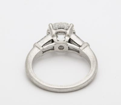 Art Deco 1 98 ct GIA VS2 I Diamond and Platinum Engagement Ring