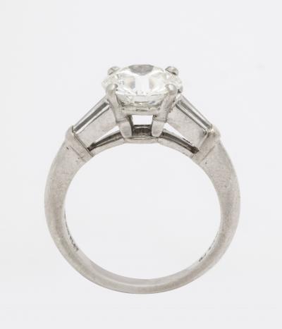 Art Deco 1 98 ct GIA VS2 I Diamond and Platinum Engagement Ring