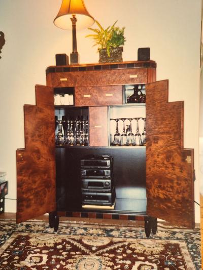 Art Deco 3 Piece Original European Dining Room Suite