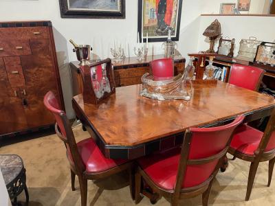 Art Deco 3 Piece Original European Dining Room Suite
