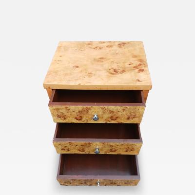 Art Deco 3 drawer nightstands