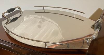 Art Deco 5 Piece Coffee and Tea Silver Plate Set