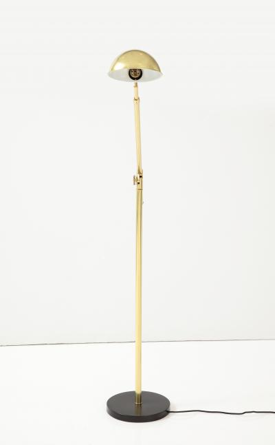 Art Deco Adjustable Brass Floor Lamp