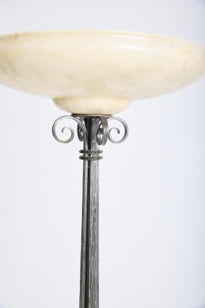 Art Deco Alabaster Floor lamp