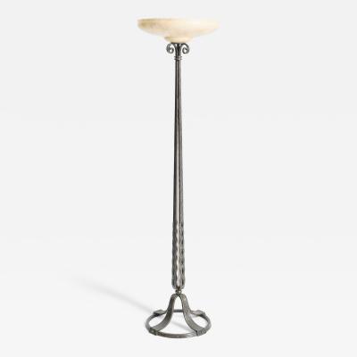 Art Deco Alabaster Floor lamp