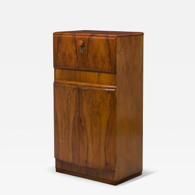 Art Deco American Mid Century Dry Bar Cocktail Cabinet