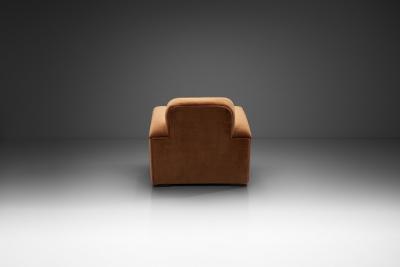 Art Deco Armchair with Wood Detailing Europe first half of the 20th Century