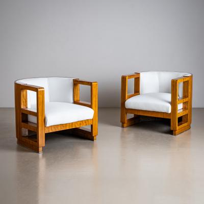 Art Deco Armchairs France 1940s