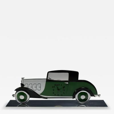 Art Deco Automobile Clock Citroen Automobile France 1930