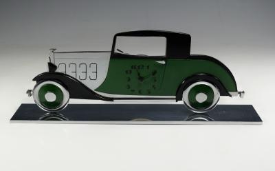 Art Deco Automobile Clock Citroen Automobile France 1930