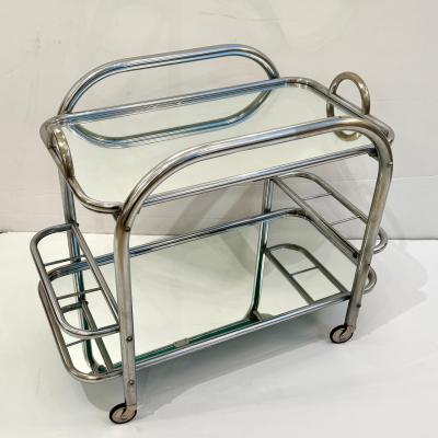 Art Deco Bar Cart Designed by Robert Mallet Stevens France 1930s