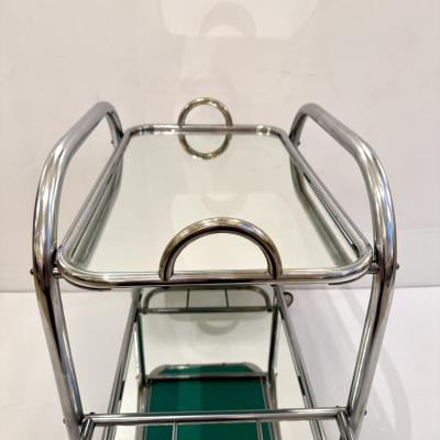 Art Deco Bar Cart Designed by Robert Mallet Stevens France 1930s