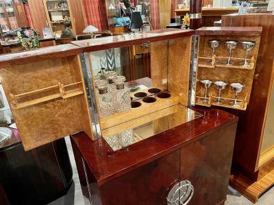 Art Deco Bar Modern French Style Double Deck Double Door