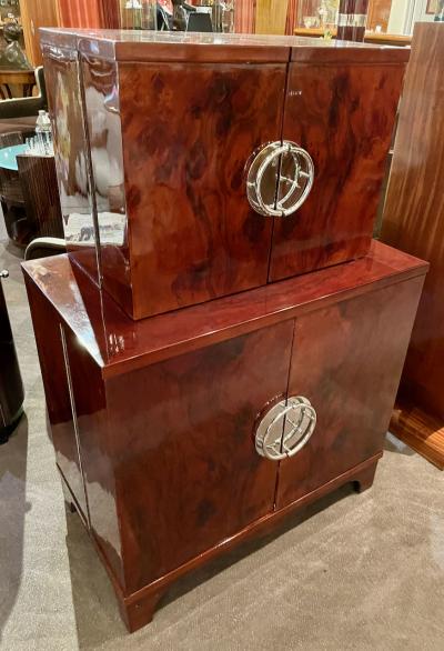 Art Deco Bar Modern French Style Double Deck Double Door