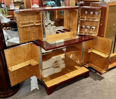 Art Deco Bar Modern French Style Double Deck Double Door