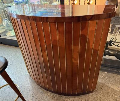 Art Deco Bar with Matching Stools Newly Restored