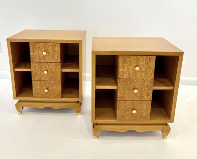 Art Deco Bedside Cabinets France 1930s 