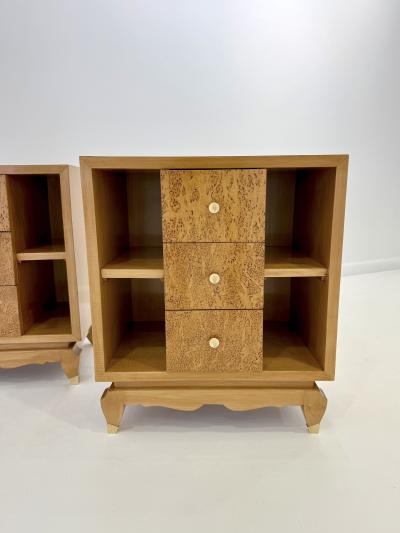 Art Deco Bedside Cabinets France 1930s 