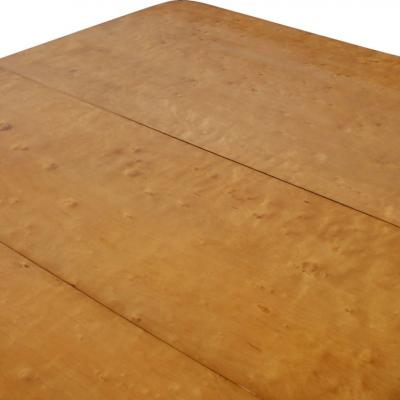 Art Deco Birdseye Maple Extension Dining Table