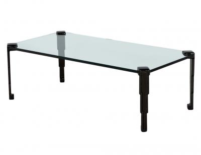 Art Deco Black Lacquered Coffee Table
