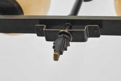 Art Deco Brass Hanging Lamp Europe First half of the 20th Century