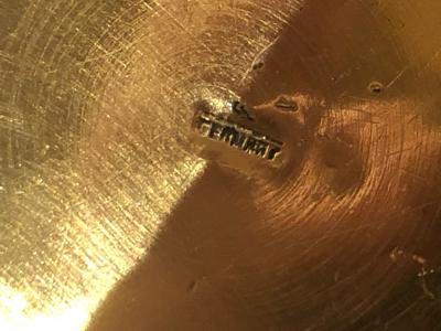 Art Deco Brass and Wood Smoking Table Germany