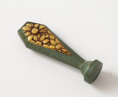 Art Deco Bronze Seal and Ink Tray by Sadoux