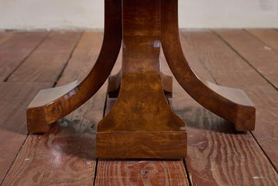 Art Deco Burl Wood Stool