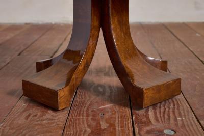 Art Deco Burl Wood Stool