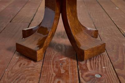 Art Deco Burl Wood Stool
