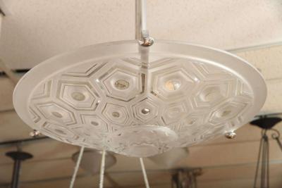 Art Deco Ceiling Fixture signed Kovacs
