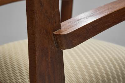 Art Deco Chair with Upholstered Seat Europe First half of the 20th Century