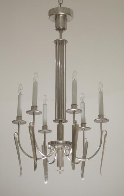Art Deco Chandelier by Schwintzer Gr ff