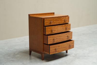 Art Deco Chest of Drawers in Wonderfully Expressive Maple England 1930s