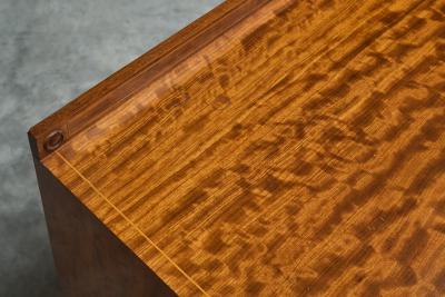 Art Deco Chest of Drawers in Wonderfully Expressive Maple England 1930s