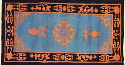 Art Deco Chinese Tibet Oriental Rug