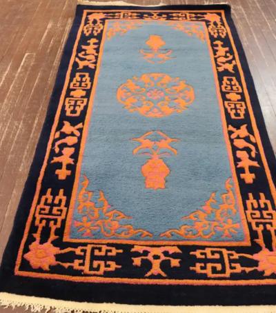 Art Deco Chinese Tibet Oriental Rug
