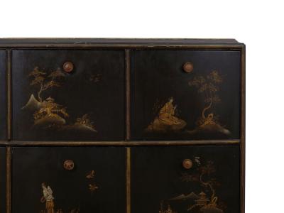 Art Deco Chinoiserie Mirrored Top Chest of Drawers