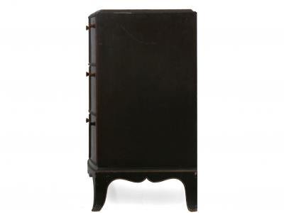 Art Deco Chinoiserie Mirrored Top Chest of Drawers