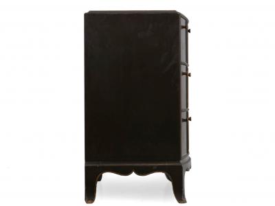 Art Deco Chinoiserie Mirrored Top Chest of Drawers