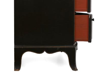 Art Deco Chinoiserie Mirrored Top Chest of Drawers