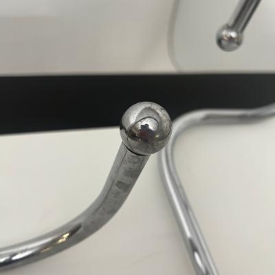 Art Deco Chrome Umbrella Stand Tubular Steel Chrome plated Belgium circa 1930