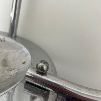 Art Deco Chrome Umbrella Stand Tubular Steel Chrome plated Belgium circa 1930