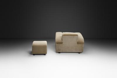 Art Deco Club Chair and Ottoman Europe First half of the 20th Century