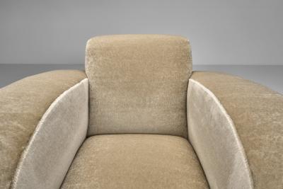 Art Deco Club Chair and Ottoman Europe First half of the 20th Century