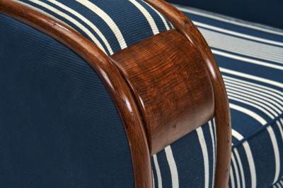 Art Deco Club Chairs with Wooden Frame Details South Africa circa 1940s