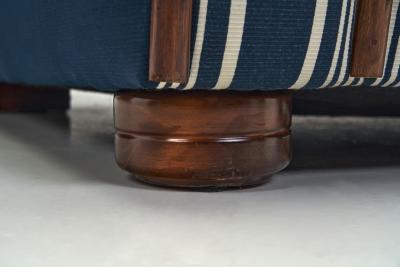 Art Deco Club Chairs with Wooden Frame Details South Africa circa 1940s