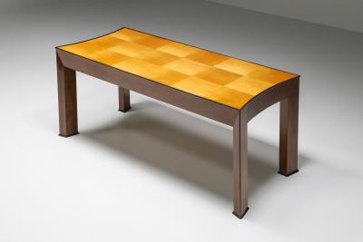 Art Deco Concave dining table 1970s